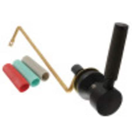 Kingston Brass KTDKLS0 Side Mount Toilet Tank Lever, Matte Black KTDKLS0